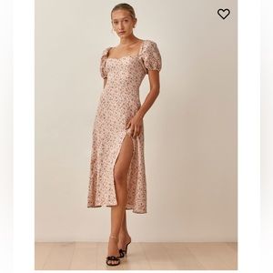 Reformation Denver Linen Dress (size 0)